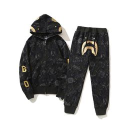 lbl brand casual mens tracksuit hip hop sweat suits sets hooded tracksuits male streetwear jogger top sweatpants set