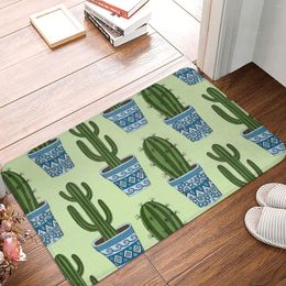 Carpets Doorway Cactus Printing Mat Entrance Doormat Door Bath Welcome Mats For Front Kitchen Customized