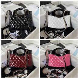10A channel tote 31bag fashion cowhide Crossbody Designer Bags patent leather Shoulder bag high capacity chain Handbags sheepskin small purse Messenger wallet