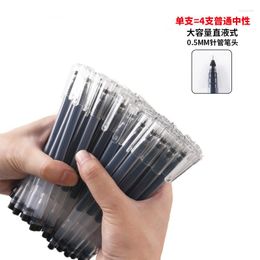 Large-capacity Giant Can Write Gel Pen Wholesale Student Office Quick-drying Needle 0.5mm Test Special Signature