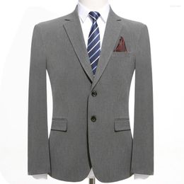 Men's Suits 2023 Male Wedding Prom Suit Grey Slim Fit Tuxedo Men Formal Business Work Wear 3Pcs Set Jacket Pants Vest