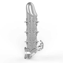 Toys Sex Doll Massager Masturbator for Men Women Blowjob Vaginal Automatic Sucking Hollow Wearing Crystal Wolf Teeth Set Enlarges Thick Penis Delayed Sperm Locki