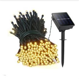 22M 200 LED solar led string lights Garland Christmas Solar Lamps for wedding garden party Decoration Outdoor220R