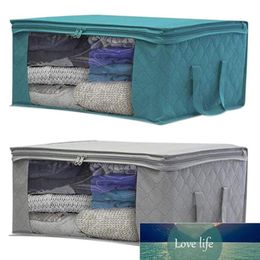 Non-woven Clothes Storage Bag Folding Quilt Storage Box Dust-proof Clothes Cabinet Finishing Box316j