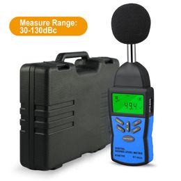 Noise Metres Digital Sound Level MeterNoise Volume Measuring Instrument Decibel Monitoring Tester with 30-130dB Noise Audio Volume Test 230721