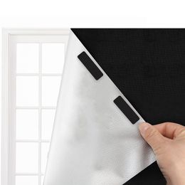 Sheer Curtains 13 IN 1 Blackout Blinds Curtain Foldable Curtain Portable Shade Window Cover Temporary Sun Protection Anti-UV Home 230721