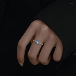 Cluster Rings 925 Sterling Silver Jewellery With Colourful Bead Ring Pull Zipper Index Finger For Female Party Wholesale