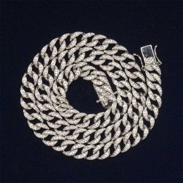 Schmuckzubehör Großhandelspreis 925 Sterling Silber Halskette Armband 8mm 5a Cz Kubanische Gliederkette für Männer
