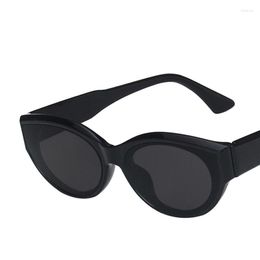 Sunglasses JIAOSYJIA Casual Plain Cat Eye Retro Summer Fashion Shades Hip-hop Aesthetic Eyewear JS1065