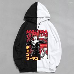 Men's Hoodies Makima Anime Y2k Clothes Trendy Cozy Sweatshirt Women's Casual Harajuku Hoodied Fashion Sportwear Chainsaw Man
