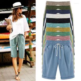 Women's Shorts 2023 Summer Dress Fat Sister Casual Pants Capris Thin Outwear Middle Loose Large Wear