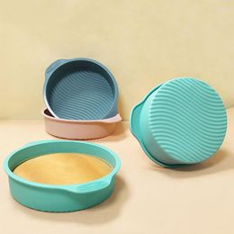 Baking Moulds 9 Inch Round Cake Mold Silicone Molds For Nonstick Pan Bread Tray Birthday Dessert Mould Kitchen Pastry Tool