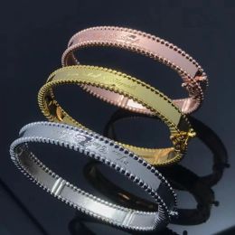 Fashion Designer Bracelet Ring for Women Vanke Yabao 18K Gold Plated Birthday Engagement Gift no box