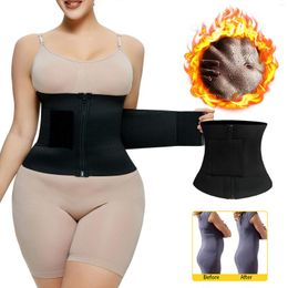 Women's Shapers Plus Size Body Shaper Belt Women Waist Trainer Slimming Sheath Belly Reducing Tummy Sweat Shapewear Workout Corset