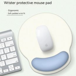 Silicone Wrist Mouse Pad Simple Business Office Game Wrist Mouse Pad Cloth Silicone Anti-slip Wrist Protector Office Desk Pad