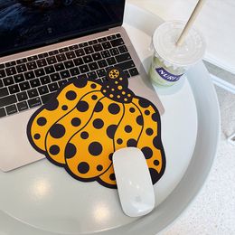 Yayoi Kusama Mouse Padding Waterproof Home Decoration Cup Mat Non-slip Mice Mat New Desk Cushion Fashion For Laptop PC Gamer