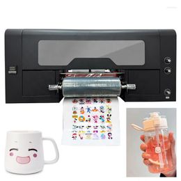 No Powder Digital Led CMYK W V A3 AB Film 2 In 1 Roll UV DTF Printer For Garment Business