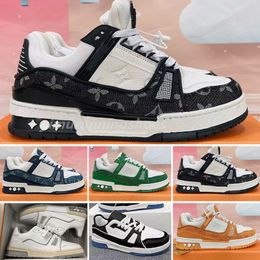 fashion classic mens women casual shoes trainer designer sneakers printing low cut green red black white Breathable running 39-44 Y1