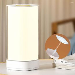 Table Lamps Rechargeable Study Lamp Stepless Dimming Bedroom 2000mAh Modern Desk Light For Reading Office Work Dorm Home Room