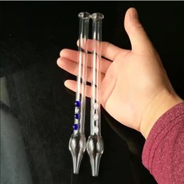 Glass Pipes Smoking blown hookah Manufacture Hand-blown bongs Colourful Pointed Pipe 2023