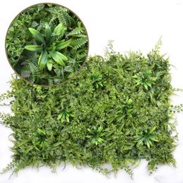 Decorative Flowers Artificial Green Plant Wall Background Hanging Lawn Ornaments For Wedding Centrepieces Decoration