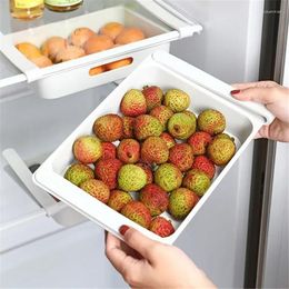 Storage Bottles Fridge Organiser Box Refrigerator Drawer Type Egg Fruit Kitchen Accessories Shelf