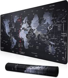 XXL Professional Large Mouse Pad Computer Game Mouse Mat 35.4x15.7x0.12IN Map