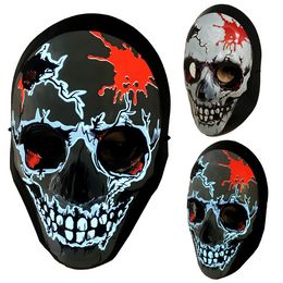 Party Mask with 3D LED Light, Upgrade Thickened Glowing Halloween Mask masquerade mask