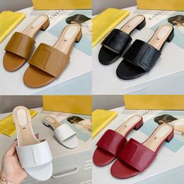 Women Slides Sandals Summer Flats Slippers Sexy Lettering Sandals Ladies Beach Flip Flops With Box Bag NO271