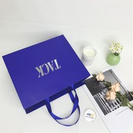 Luxury Ribbon Handle Boutique Shopping Packaging Bags Gift Paper Bags with Business Name