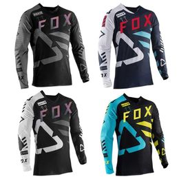 Men's T-Shirts Men Cycling Jersey Motorcycle Motocross Shirt MTB BAT FOX Downhill jersey Offroad DH MTB clothing