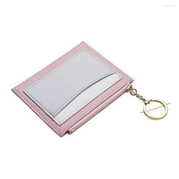 Card Holders Sale Patchwork Contrast Color Ultra-thin Small Wallet Credit Women Man Woman Bank Coin Bag Holder ID Business Gift