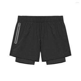 Running Shorts 2 In 1 Double Sportswear Bottoms Men Summer Gym Fitness Bodybuilding Bermuda Male Training Quick Dry Trackpants