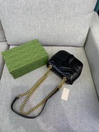 Amazing Fashion brand Designer One Shoulder bag Women's Handbag wallet Luxury design leather Mamun Love Chain bag Senior clutch classic female