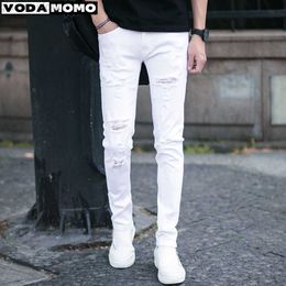 Men's Jeans 2023 Autumn New Fashion Retro Hole Jeans Men Pants Cotton Denim Trouser Male High Quality Jeans Dropshipping cargo pants men L230724