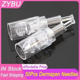 Replacement Micro Needle Cartridge Tips for 9/12/24/36/42 pins Nano Auto DermaPen Derma Stamp Rechargeable Pen Screw Needles MTS Head