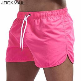 JOCKMAIL Quick Dry Men's Swim Shorts Surfing Beach Short Maillot De Bain Sport Bermuda Swimwear Men's Board Shorts Male Shorts