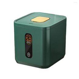 Storage Bottles Contain Moisture-Proof Nano Insect-Proof Sealed Pet Food Container Rice Grain Box Green