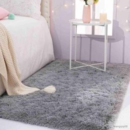 Carpets Plush Carpets Fluffy Soft Indoor Modern Area Rugs Living Room Play Mats For Children Bedroom Home Decor Nursery Rug R230725