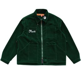 Men s Jackets luxury 2023 Men Suede Knowledge CPFM XYZ Embroidered Varsity Coats Down Cotton warm Winter Thicken 143 230724