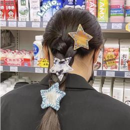 Hair Clips Irregular Pentagram Star Wool Acetic Acid Hairpin For Women Children Cute Sweet Bangs Clip Unique Barrette 2023 INS