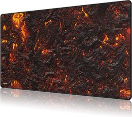 Lava Large Speed Gaming Mouse Pad Gaming XXL Large Carpet Mouse Mat Pad 35.4x15.7x0.12 Dimensions with Non-Slip Rubber-Lava