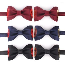Bow Ties Special Solid Bowtie China Style Tie For Men Women Fashion Knot Wedding Party Cravats Men's Bowties