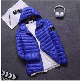 Designer Men's Jacket Down Jacket Hooded Design Fashion Lightweight Autumn And Winter Luxury Brand Trend Short Cotton-padded Jacket Plus Size M-5xl