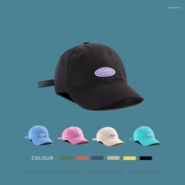 Ball Caps YQYXCY Baseball Cap Korean Fashion Brand Sunshade Female Summer Leisure Travel Holiday Soft Top Sun Hat
