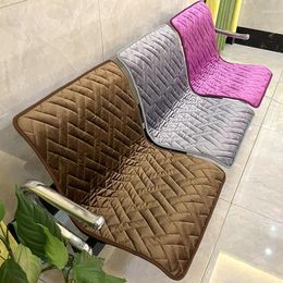 Pillow Long Seat Row Plus Velvet Thickening Chair Mat Modern Simple Recliner Dust Cover Sofa Padding Winter One-Piece