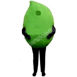 Big green Lime Mascot Costume Cartoon Mascot Costumes Halloween Christmas Event Role-playing Costumes Role Play Dress Fur Set Costume