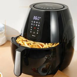 Healthy Cooking Made Easy: Large Capacity Air Fryer with LCD Digital Touch Screen & Non-Stick Coating