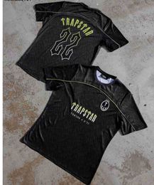Men Trapstar tee Football Jersey Summer Loose Casual Quick Short Sleeve Underlay Wonmen T-Shirt Motion current 441ess