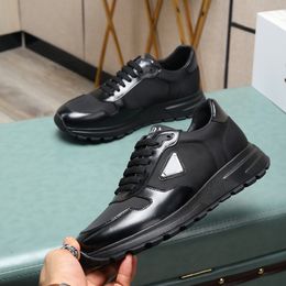 Popular New Casual-stylish Sneakers Shoes Re-Nylon Brushed Leather Men Knit Fabric Runner Mesh Runner Trainers Man Sports Outdoor Walking EU38-45